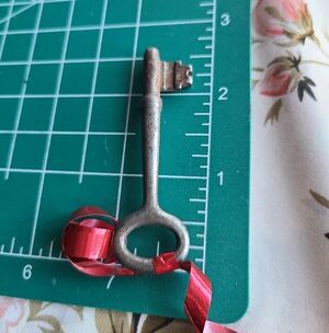 Vintage Metal Skelton Key